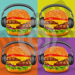 Burger Pop Art