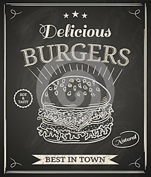 Burger poster