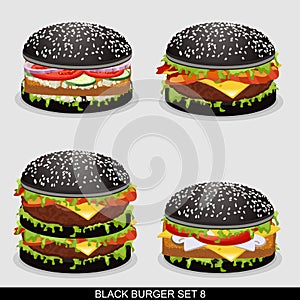 Burger set 8