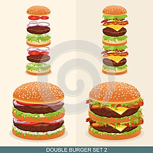Burger set 2