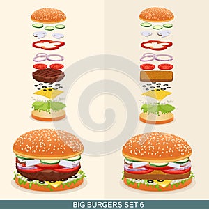 Burger set 6