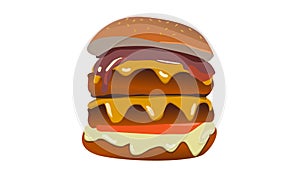 Burger vector illustration