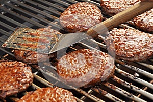 Burgers on the grill 2