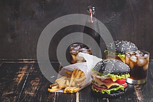 Burgers set background