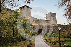 Burgerwehr fortification - Medieval City Walls at Monchsberg - Salzburg, Austria