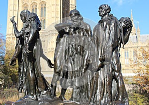 The Burghers of Calais Statue, Westminster