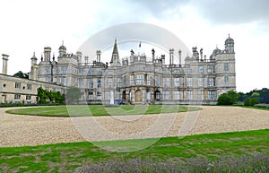 Burghley House and grounds in amazing England