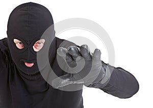 Burglar attack