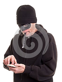 Burglar Counting Money