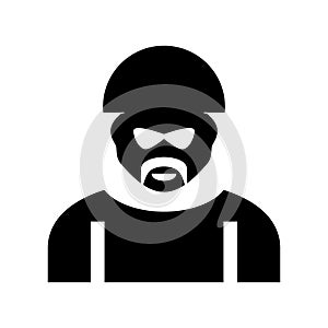 Burglar  icon or logo isolated sign symbol vector illustration