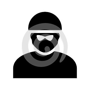 Burglar  icon or logo isolated sign symbol vector illustration