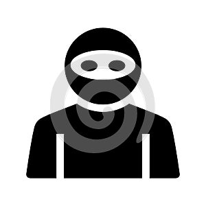 Burglar  icon or logo isolated sign symbol vector illustration