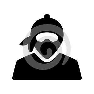 Burglar  icon or logo isolated sign symbol vector illustration