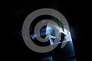 Burglar takes confidential documents