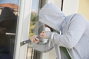 Burglars stealing home