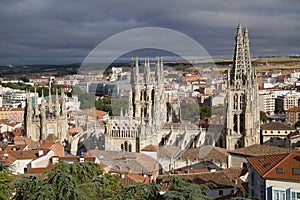 Burgos Cathedral from the Castle