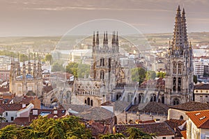 Burgos Cathedral on Plaza de San photo