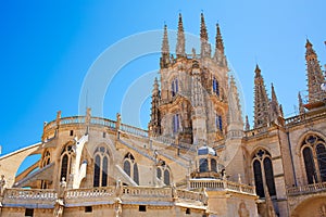 Burgos Cathedral rear facade Saint James Way