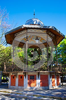 Burgos paseo espolon park in Castilla Spain