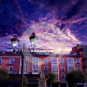 Burgos plaza de la Libertad square Castilla Spain photo