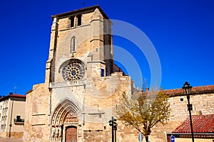 Burgos San Esteban church facade Castilla Spain photo
