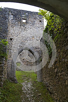 Burgruine Gallenstein.Castle in Styria, Austria