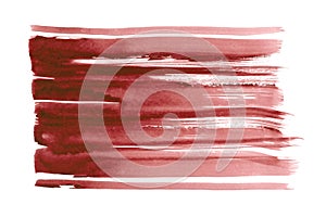 Burgundy wine red stripe watercolor background - paper texture