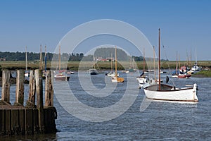 Burham Ovary Staithe at high tide