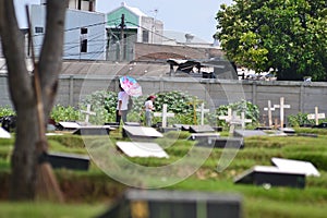 Burial area or called Kuburan in Indonesia
