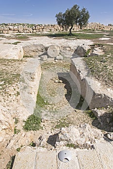 Burial Ground at Ancient Susya in the West Bank