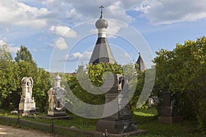 Burial merchants town of Kirillov (19th century) on the territory of Kirillo-Belozersky Monastery