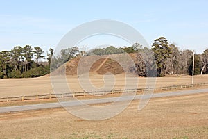 Burial Mound at the Kolomoki Mounds,Georgia