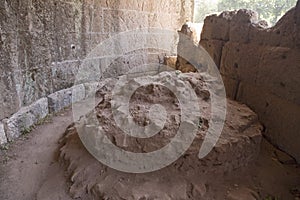 Burial spot of Julius Caesar, Forum, Rome, Italy, Europe