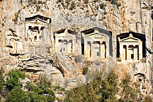 Burial tombs, Turkey photo
