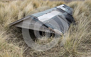 Buried Beach Hut