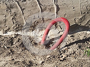Buried Cable in Pipe Cover