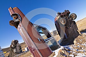 Buried Junked Cars