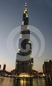 Burj Dubai, Burj Khalefa in Night
