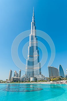 Burj Khalifa in downtown Dubau, UAE