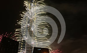 Burj Khalifa Fireworks