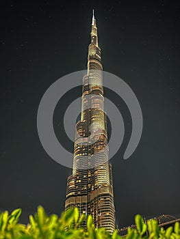Burj Khalifa at night