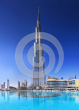 Burj Khalifa skyscraper in Dubai