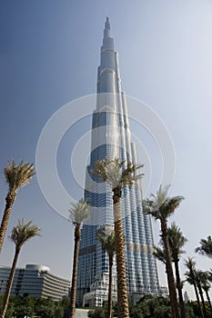 Burj Khalifa skyscraper in Dubai