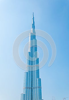 Burj Khalifa skyscraper in Dubai is the world tallest building....IMAGE