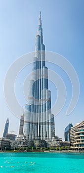 Burj Khalifa skyscraper in Dubai is the world tallest building....IMAGE