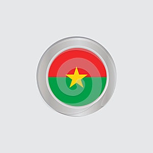 Burkina faso flag in official color, embed map, as the original