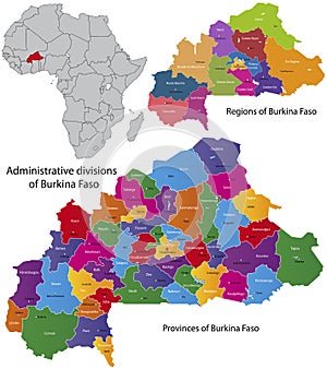 Burkina Faso map