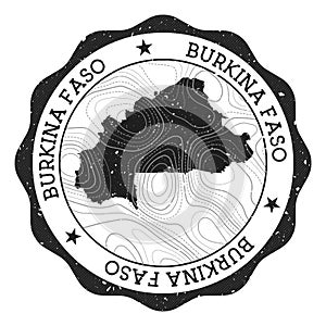 Burkina Faso outdoor stamp.