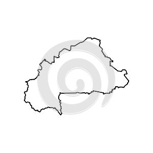 Burkinafaso map icon