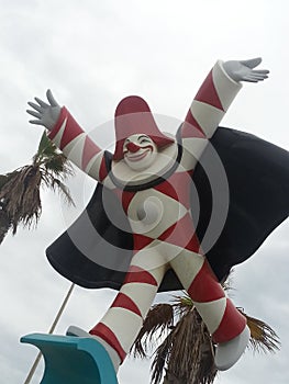 The Burlamacco mask in Viareggio, Italy